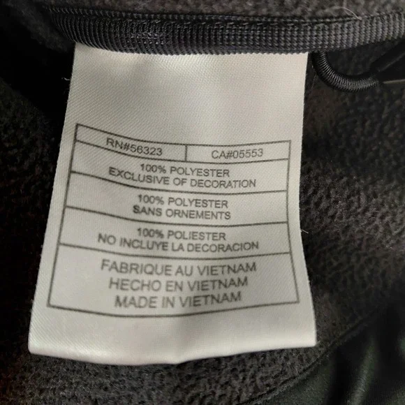 NIKE Jacket Men MEDIUM Black Full Zip Tech Interior Exterior Pocket Fleece Lined - Picture 15 of 16